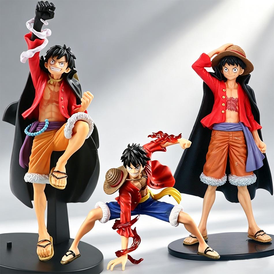 Gear 5 Luffy Jewelry Bonney PVC Action Figure Set Anime Oned Pieced Collectible Models Desktop Decoration Ideal Birthday Gifts