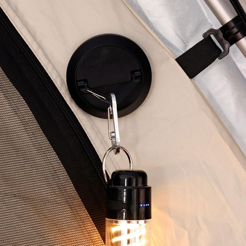 Camping Magnetic Hook Multifunction Outdoor Tent Canopy Expandable Magnet Hanger Canopy Hangings Bag Buckle Folding Hook