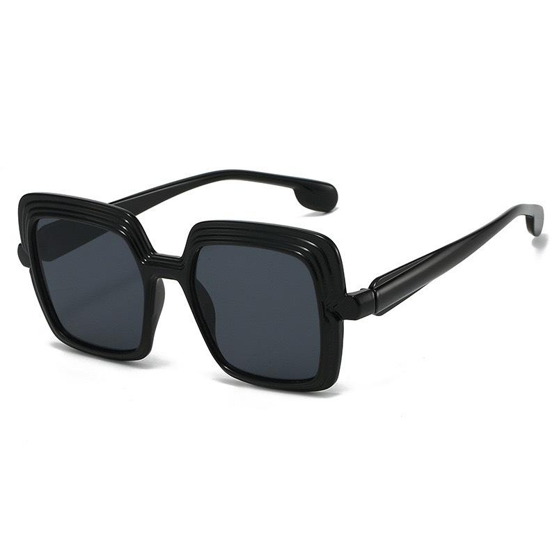 Fashion Large Frame Sunglasses Simple Personality Trendy Men S And Women S Sunglasses Square Frame Glasses
