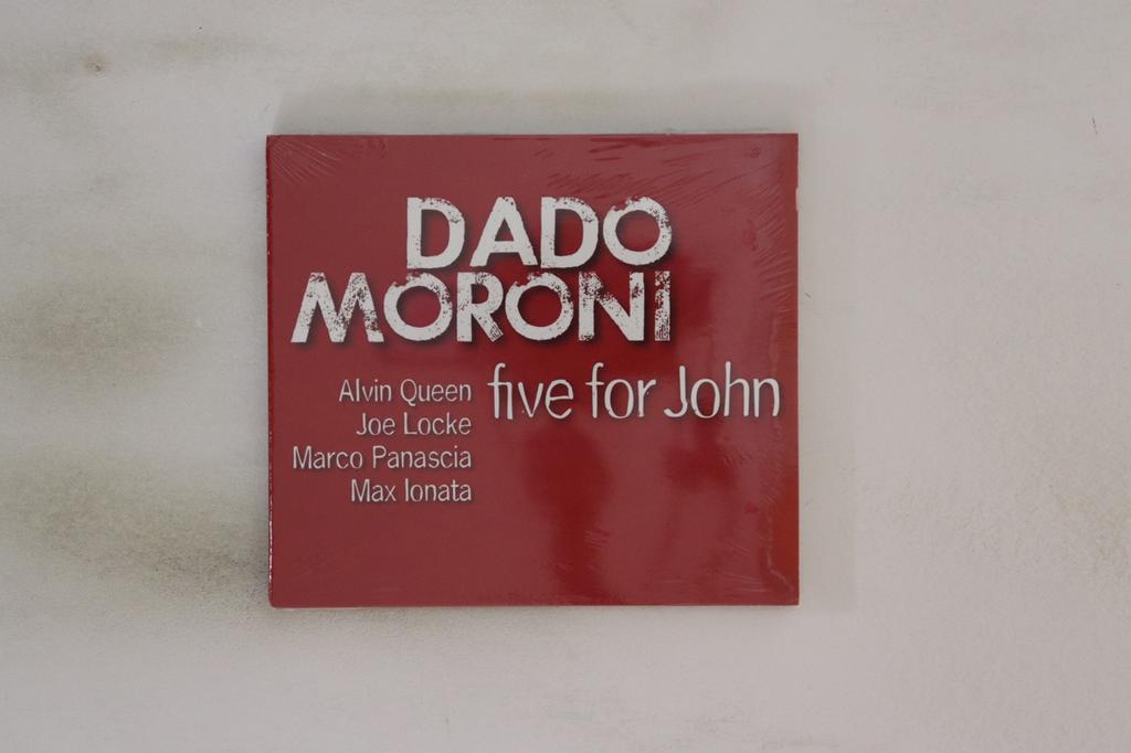 CD DADO MORONI Five For John VVJ089 VIA VENETO JAZ 2014 Italy Jazz Used
