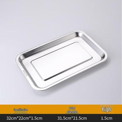 304 Stainless Steel Rectangular Tray Set
