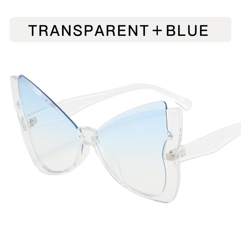 Butterfly Shape Women Sunglasses Fashion Trendy Anti-glare Sun Glasses Stage Show Performance Sunglasses for Women