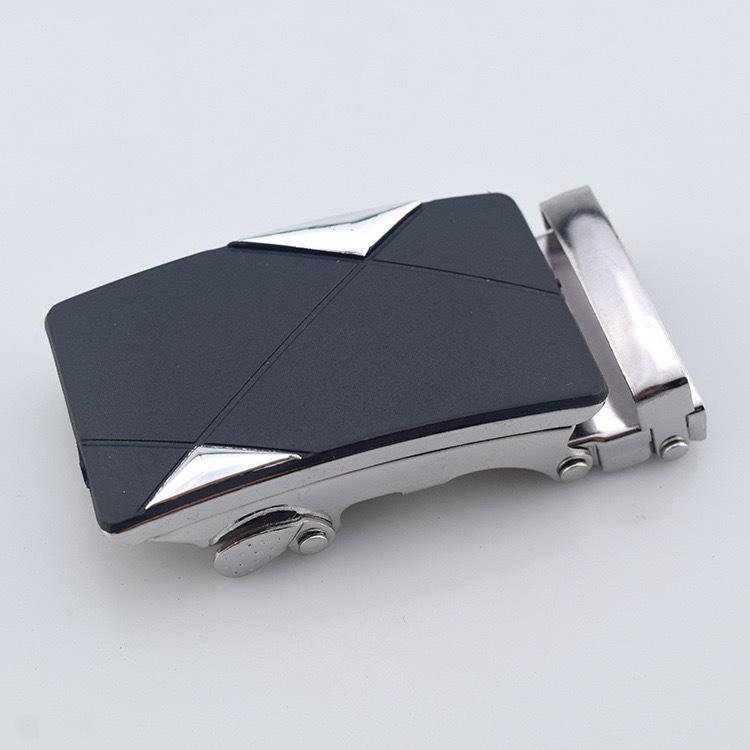 Men's Iron Automatic Belt Buckle with Logo