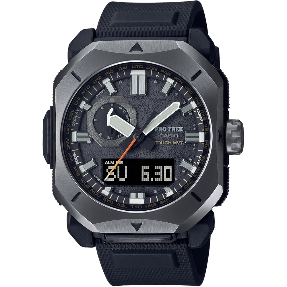 

Casio Pro Trek PRW-6900Y-1JF Men s Black Solar Radio Watch Biomass Plastic Construction