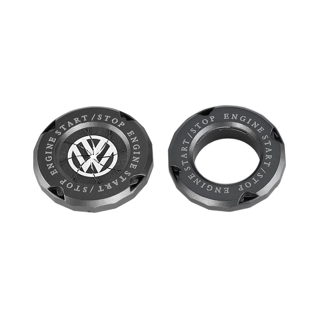 2026 Hot Car Ignition Device One-button Start Cover Decoration Sticker for VW Touran Sharan Jetta TDI R32 Passat Golf Polo GTI Scirocco ET1