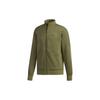 Adidas Jackets Men's Basic Green Stand Collar Moderate Instructor DM5190