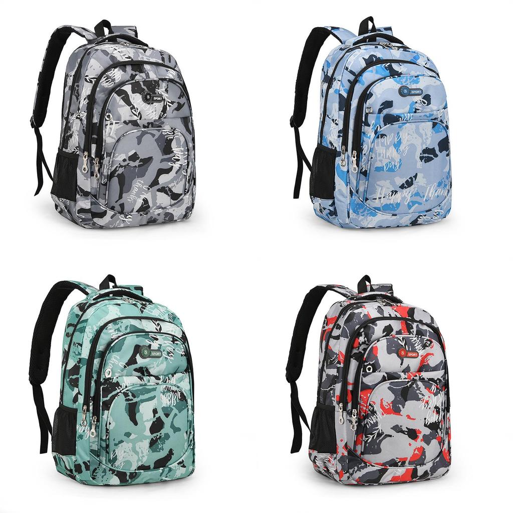 Unisex Polyester Lined Backpack With Breathable Arc Shoulder Straps For Daily Outfits