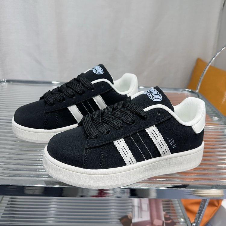 

Light and casual autumn new platform sports board shoes flat couple bread shoes 35 чёрный