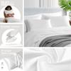 2 Pack Satin Pillowcase for Hair and Skin Super Soft and Cooling Similar To Silk Pillow Cases with Envelope Closure Home Textile