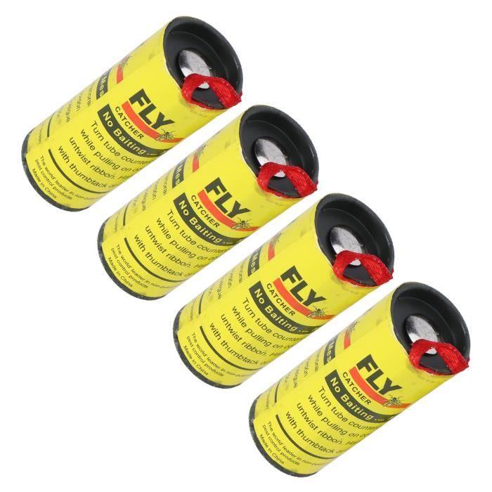 Fdit Fly Catcher 24pcs Insect Traps Flies Mosquito Repellent Fly Paper Roll Strip for Indoor