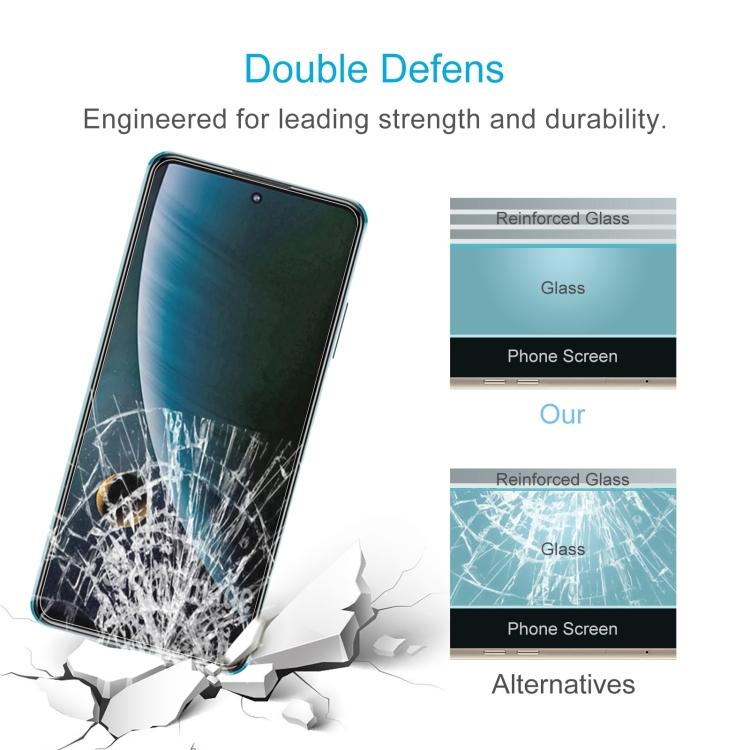 For ZTE Blade V30 10 PCS 0.26mm 9H 2.5D Tempered Glass Film