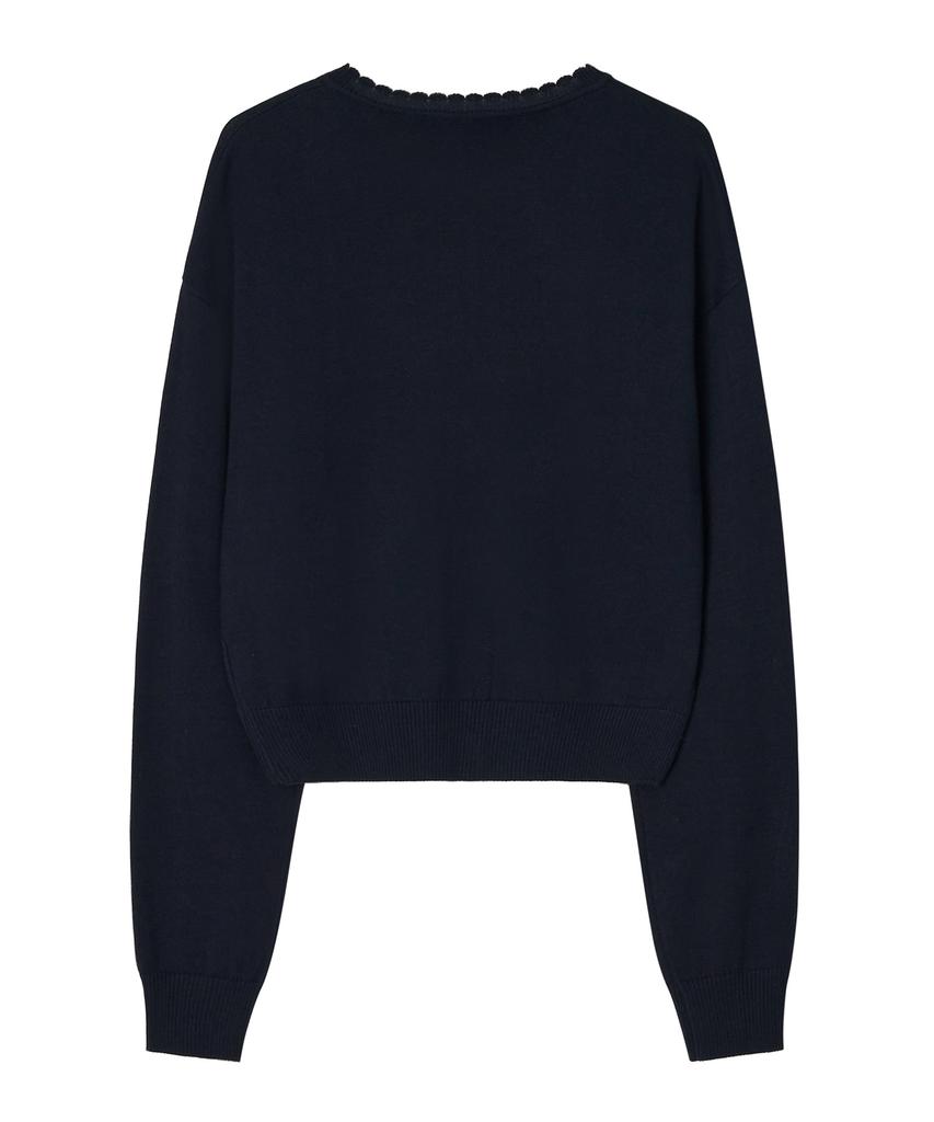 Nyuluki Base Loose Fit Cardigan_Navy