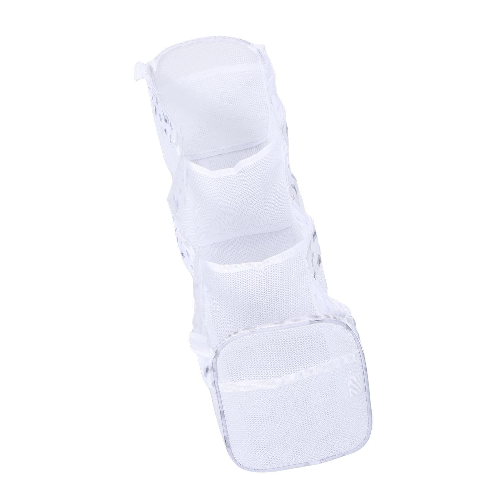 Extra Large Bath Toy 3 Compartment Horizontal Bathtub Toy Storage Holder Quick Drying Mesh Bag