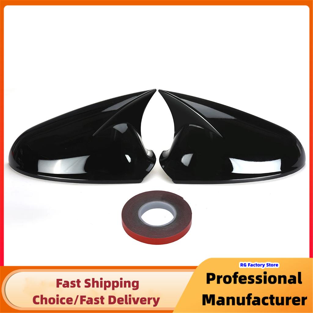 For Vauxhall Opel Astra H MK5 2004-2009 & Astra J MK6 2010-2015 Rear View Mirror Cover Cap 1Pair Side Wing Mirror Cover Add On