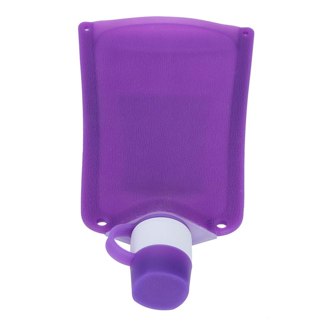 500ml Tragbare Faltbare Wasserflaschen Zusammenfaltbarer Silikon-Wasserbeutel für Outdoor-Reisen Camping