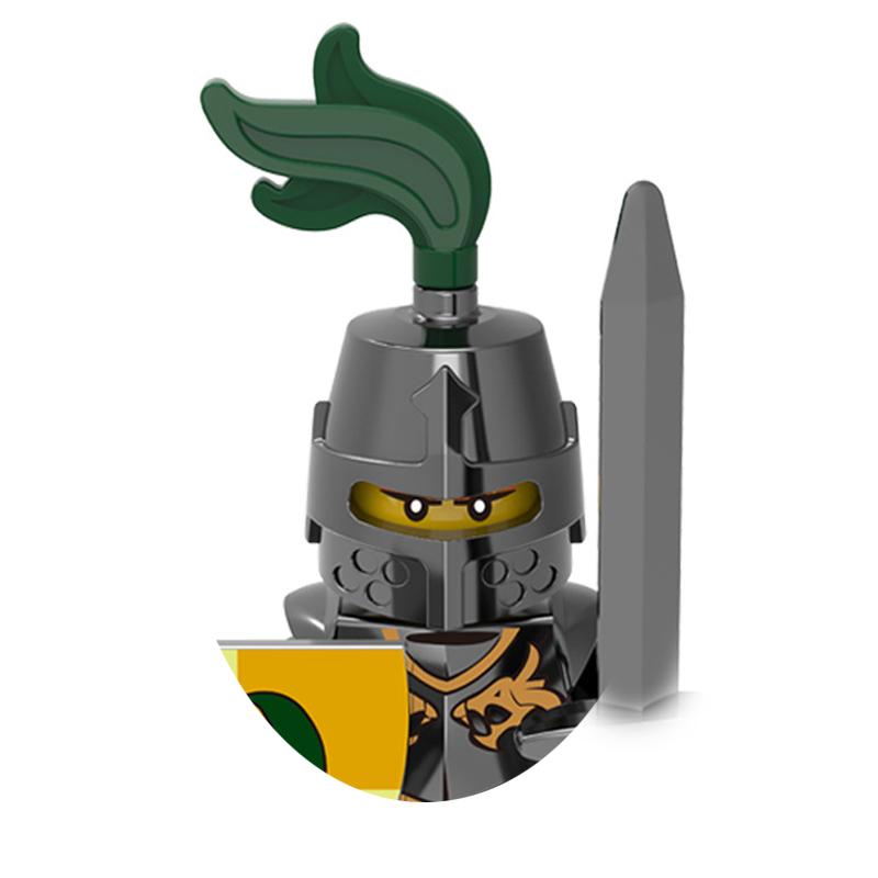 Medieval Military War Soldier Doll Building Block Spartan Soldier Crusader Roman Knight Weapon Sword Helmet Children's Toy Gifts