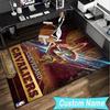 Custom Name Rug Cleveland Cavaliers Logo Area Rug Suitable for Indoor And Outdoor,Carpets for Homes, Offices,Living Rooms,Home Decor,Christmas Gift