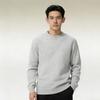 Uniqlo Soft Knit Fabric Round Neck Ribbed Edge Comfortable Simple Solid Color Warm Layering Long Sleeve Sweater Unisex Sweater 478541-02