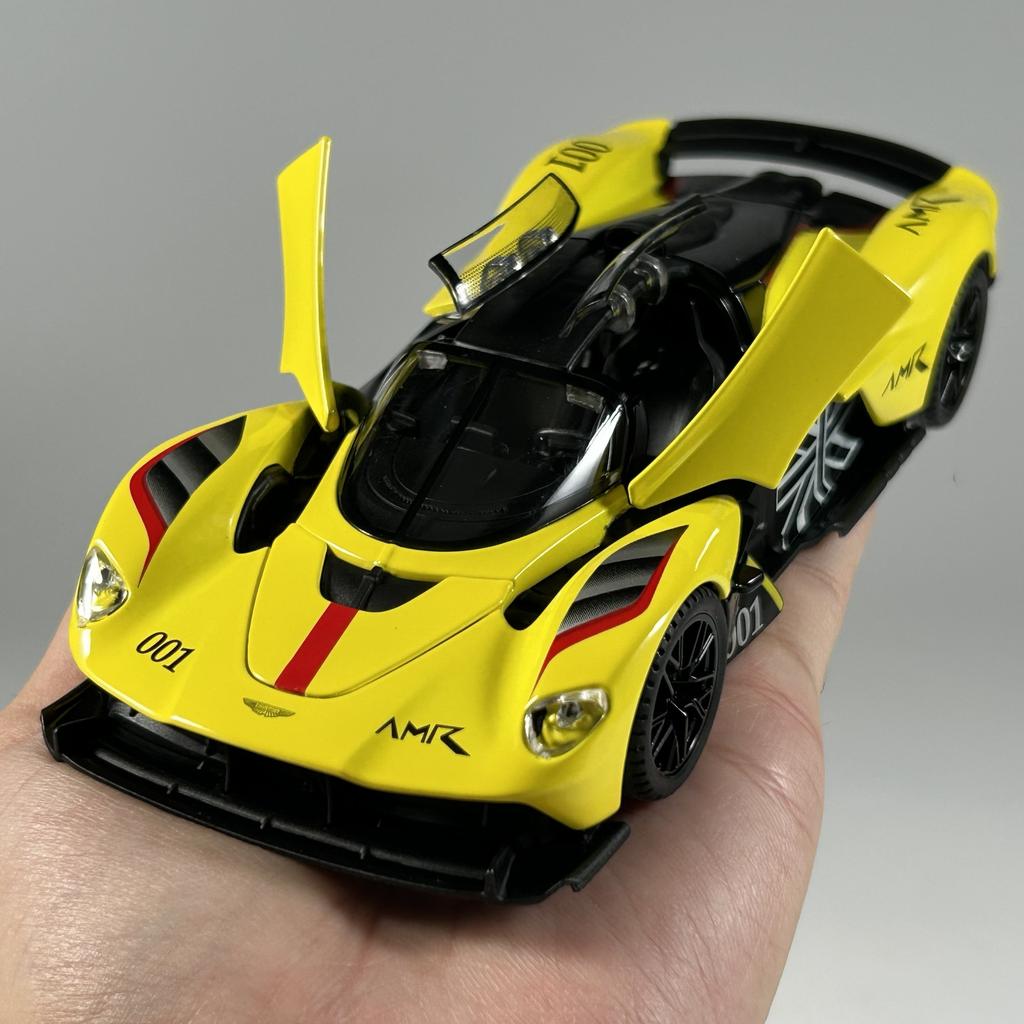 1/32 Aston Martin Valkyrie Supercar Alloy Metal Diecast Model Car Collectibles Boy’s Birthday Gift Home Trendy Ornaments & Gift