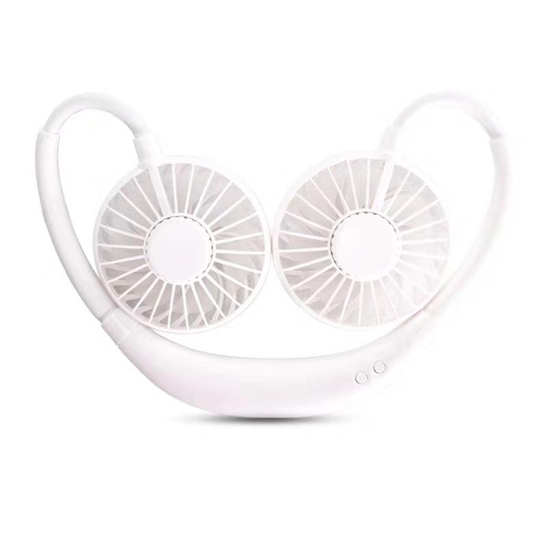 LED Nackenventilator: Wiederaufladbarer geräuschloser Hängeventilator der 3. Generation