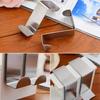Door Hook Stainless Steel Kitchen Cabinet Clothes Bag Hanger Hook Clips Home Storage Hanger