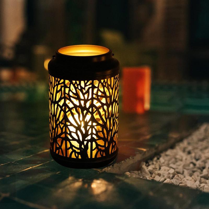 Metal Candle Holder Hollow Candlestick Ornament Table Centerpiece Decorative Candle Holder For Home Living Room Dinner Ornament