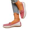 Flat-bottomed casual single shoes shallow-mouth Doudou shoes 22 new metal chain large-size mother shoes