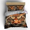 Geometric tiger face pattern. Bedding sets Duvet cover sets Duvet covers Pillowcases(1*Duvet Cover 2*Pillowcases without duvet insert)