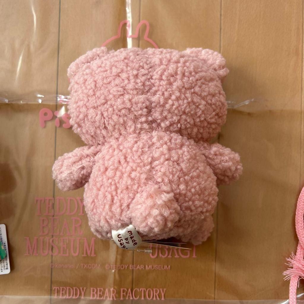 [USED] Kanahei Teddy Bear Museum Pink Teddy Bear