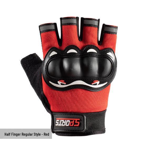 Breathable Non-Slip Summer Half-Finger Cycling & Motorcycle Gloves