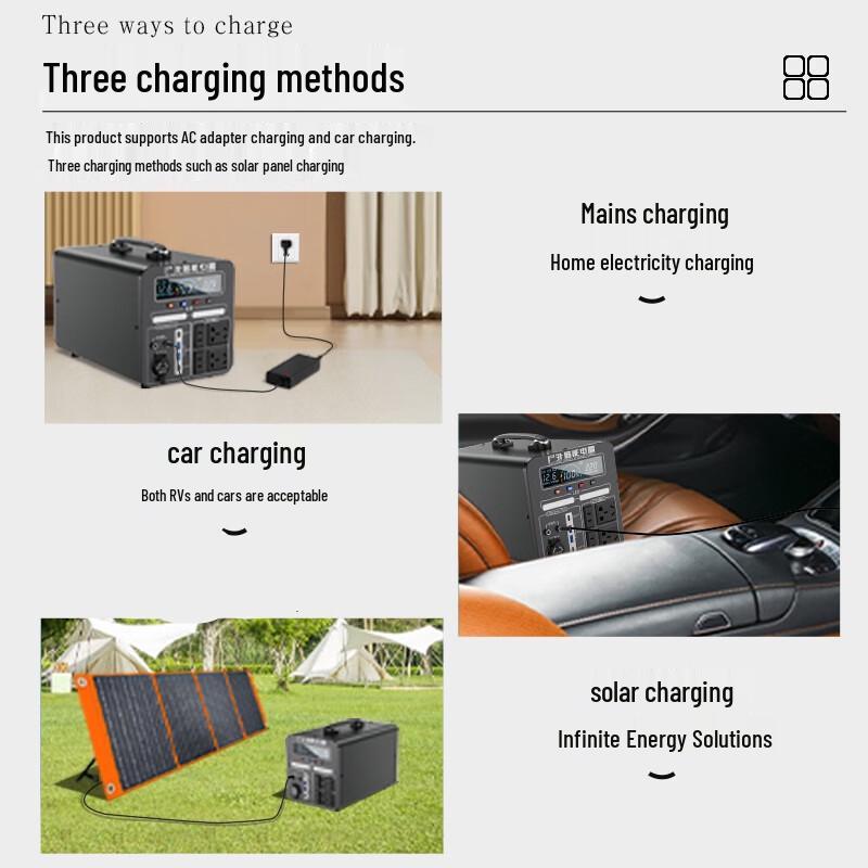 WEZHO Portable Power Station 600Wh/600W