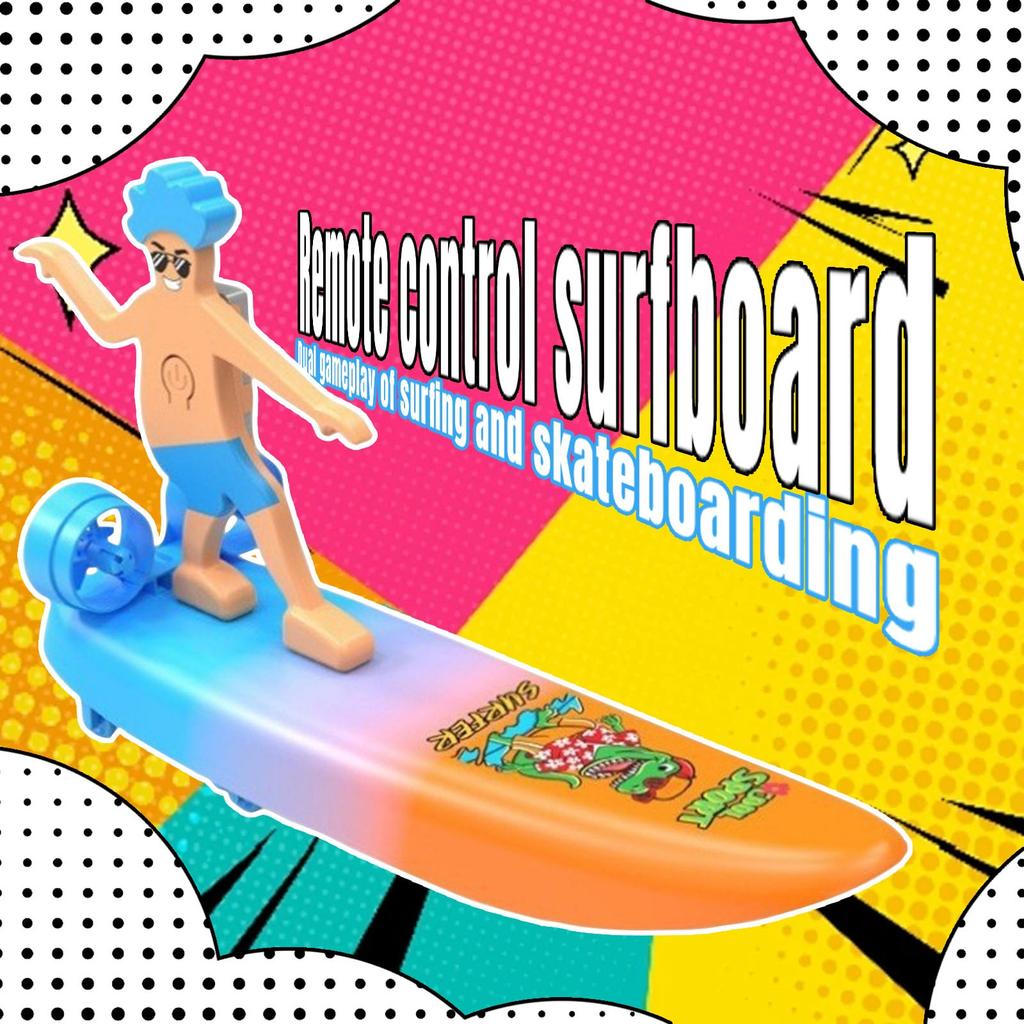 Creative Electric Remote Control Surfboard Drift Scooter Toy Charging