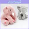 Plush Elephant Toy Doll For Kids Soft Stuffed Animal Gift With Pp Cotton Filling