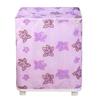 Waterproof Sunproof Washing Machine Cover Dust Cover Print Flower Dryer Pattern Supplies Household Zippers Cover M3S5