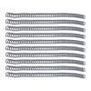 100Pcs Spiral Binding Coils Plastic Dia 9.5mm 3Celsius8in 48 Teeth 4:1 Ratio 75 Sheet Capacity for   Paper