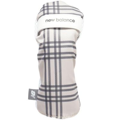 New Balance Golf Headcover [Leopard Print Double Check] (for 3, 4, 5, and X Utility Clubs) / UT / 012-5184503 041_Beige FR