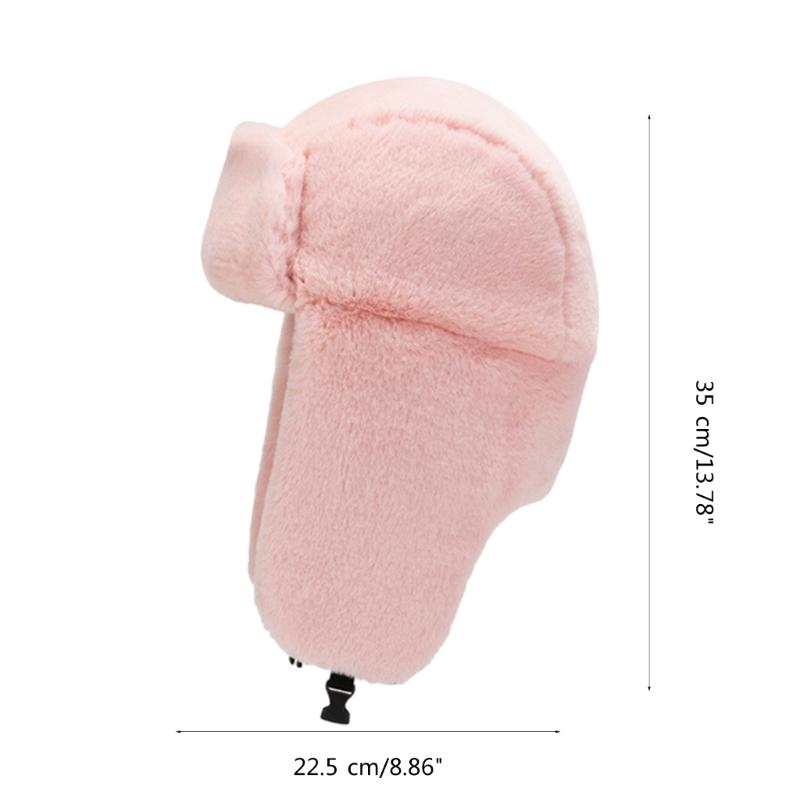 Winter Hunting Hat with Clasp Coldproof Winter Hat Cycling Earflap Hat