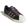 Adidas Originals Superstar Casual Durable Low-Top Skate Shoes Unisex Sneakers Black HQ6451
