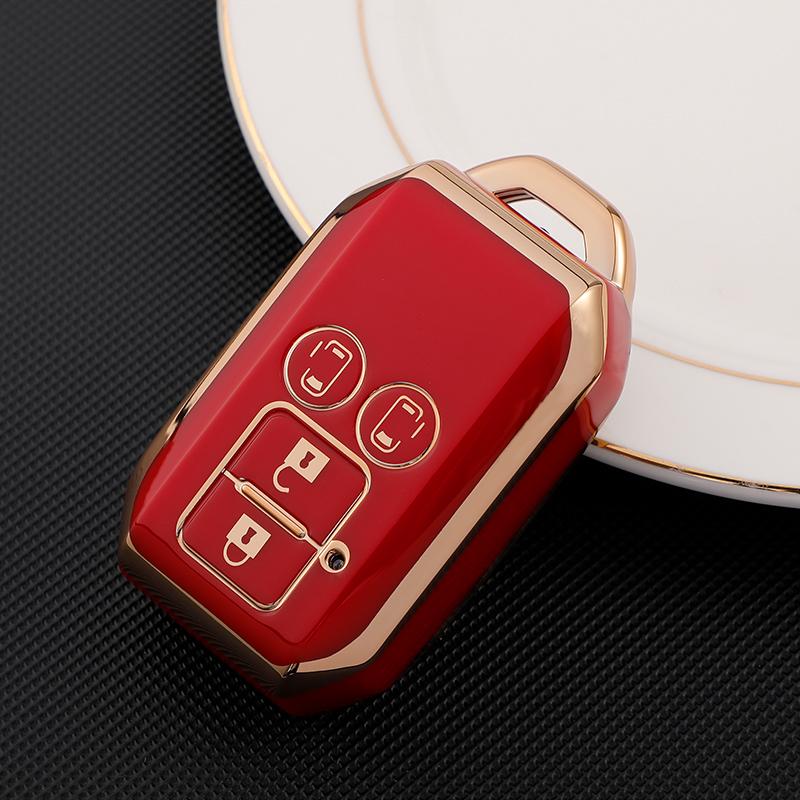 4 Button TPU Key Cover Car Key Case Protection Shell for Suzuki Ignis Swift Embona XL7 2017-2021 Remote Fob Auto Accessory