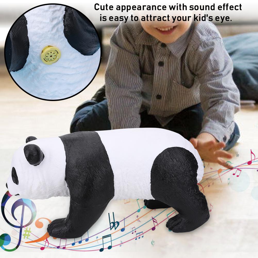 High Simulation Panda Model Kid Child Educational Toy Home Decoration with SoundPanda