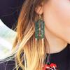 Diy Crystal Irregular Blade-shaped Mold Ear Pendant Drop Glue Mold Keychain Pendant Silicone Mold for Jewelry Making