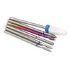 6pcs Nail Cuticle Cleaner Bit Professional Rotary Polishing Nail Drill Cone Bit for Manicure Salon