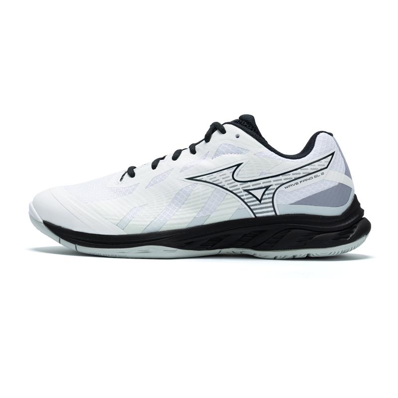Mizuno Wave Fang EL2 Unisex Indoor Sports Shoes White Black 71GA242302 36.5