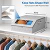 Hat Boxes Thick Cardboard Zipper Container Hat Container Storage For Family Friends Outfits Bedroom Indoor Home Clothes Scarves