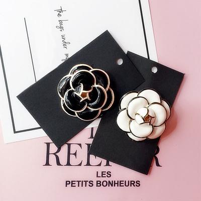 Broche de camelia CC de gran marca de lujo de alta calidad, hebilla para bufandas, broches para el día de San Valentín para mujer, accesorios de regalo