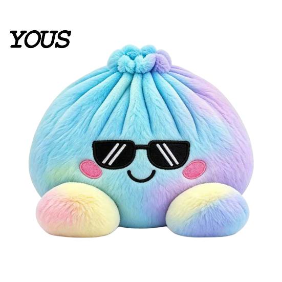 Skin Friendly Soft Pillow Cute Dumpling Plush Toy, Stuffed for Stress Relief And Anxiety Sensory Toy Focus Relief, Kawaii Food Plushie