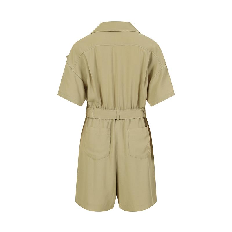 Sup Belted Shirt-Style Jumpsuit (Sy6Ov81)