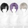 Love And Deepspace Rafayel Zayne Xavier Cosplay Wig 30cm Short Hair Anime Wig Heat Resistant Synthetic Halloween Party Wigs