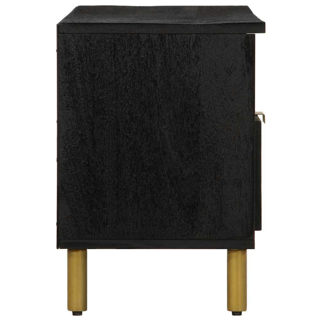 TV Cabinet Black 100 x 33 x 46 cm Particle Board