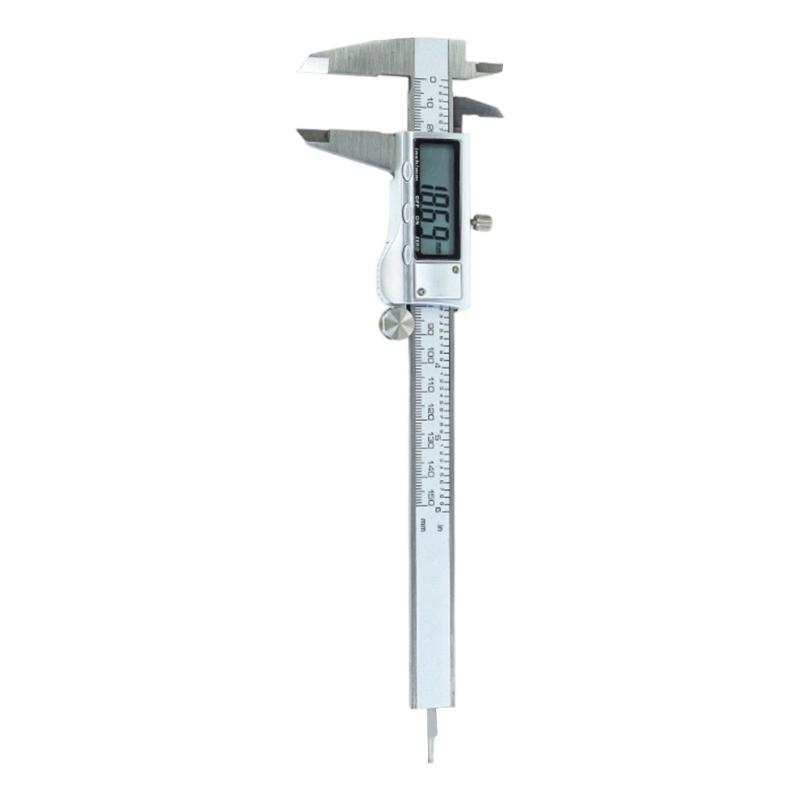 Electronic Digital Caliper Measuring Tool,150mm 6'' Metal Construction with Large LCD Screen Quick Changes Button